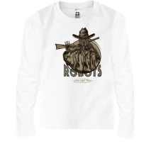 Детский лонгслив Robots of the wild West