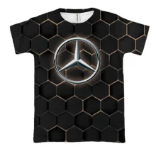 3D футболка Mercedes-Benz Logo
