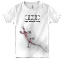 Детская 3D футболка Audi Quattro