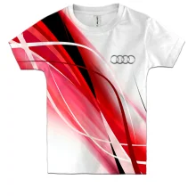 Дитяча 3D футболка Audi (Абстракція)
