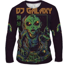 Мужской 3D лонгслив DJ GALAXY