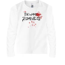 Подарунковий мішечок Beware Zombies з кривавим відбитком Подарунковий мішечок Beware Zombies з кривавим відбитком