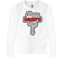 Детский лонгслив Happy Boss's Day