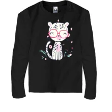Детский лонгслив Cute Leopard