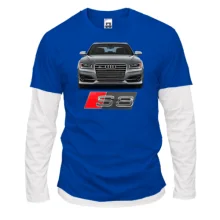 Комбинированный лонгслив Audi S8