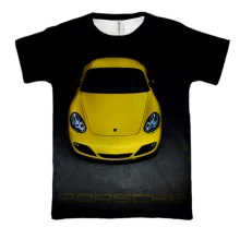3D футболка Porsche car