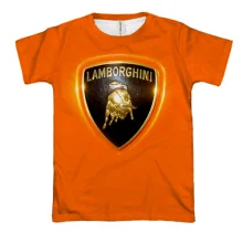 3D футболка Lamborghini (Orange)