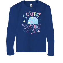 Детский лонгслив Cute Jellyfish