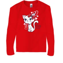 Детский лонгслив Pretty Kitty