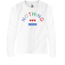 Дитячий лонгслів Nothing is Impossible