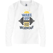 Дитячий лонгслів WakeUp and WorkOut