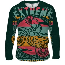 Чоловічий 3D лонгслів Extreme motocross