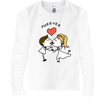Детский лонгслив Kissing Couple Forever