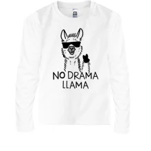 Дитячий лонгслів No Drama LLama