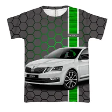 3D футболка Skoda Octavia