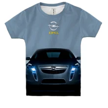 Детская 3D футболка Opel GTC