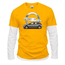 Комбинированный лонгслив Opel car