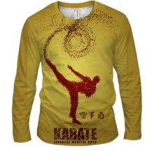 Чоловічий 3D лонгслів Karate man