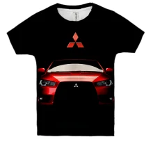 Детская 3D футболка Mitsubishi Lancer (2)