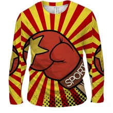 Чоловічий 3D лонгслів Sport boxing
