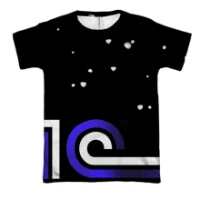 3D футболка 1с