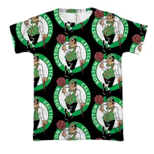 3D футболка Boston Celtics з емблемами