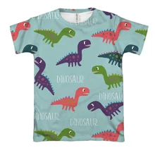 3D футболка Dinosaur pattern