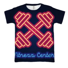 3D футболка Fitness Center.