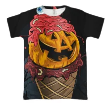 3D футболка Halloween ice cream