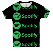 Детская 3D футболка Spotify pattern