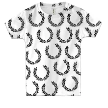 Детская 3D футболка Fred Perry pattern