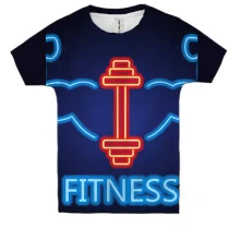 Дитяча 3D футболка Fitness.