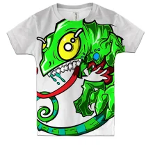 Детская 3D футболка Chameleon Art