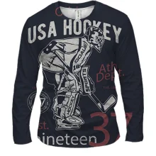 Мужской 3D лонгслив USA Hockey