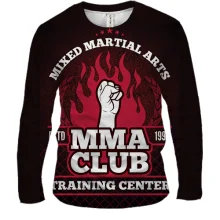 Чоловічий 3D лонгслів MMA club