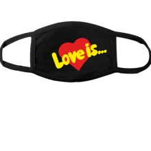 Тканинна маска для обличчя love is (3)