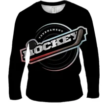 Мужской 3D лонгслив Hockey tournament