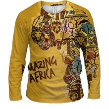 Мужской 3D лонгслив Amazing africa