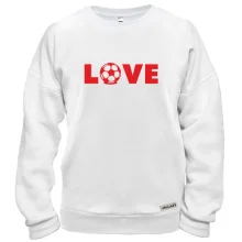 Свитшот Love футбол