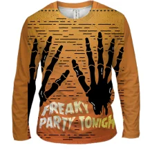 Мужской 3D лонгслив Freaky party