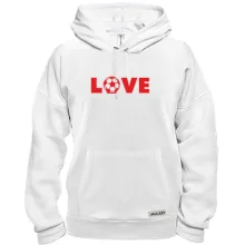 Толстовка Love футбол