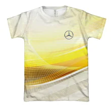 3D футболка Mercedes-Benz (абстракция)