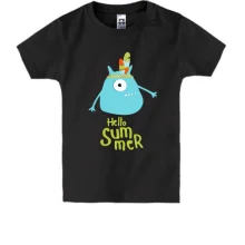 Дитяча футболка Hello Summer. Native American Monster