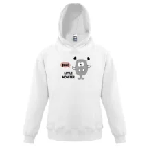 Детская толстовка Little gray monster. Boo!