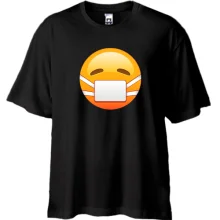 Футболка Oversize Mask emoticon
