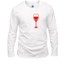 Лонгслів My heart in wine.