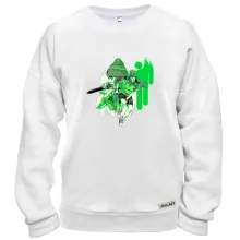 Свитшот Billie Eilish green art