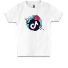 Детская футболка Tiktok icon.