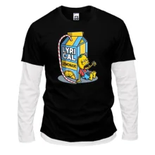 Комбинированный лонгслив Lyrical lemonade.