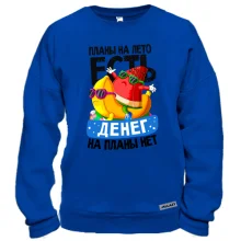 Свитшот Планы на лето есть